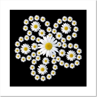 Daisy Blossom Floral Flower Pattern Daisies Floral Posters and Art